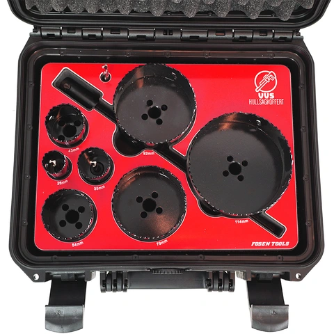 HULLSAGSETT HSS 16-86MM BRAVIDA 13 deler i koffert IP67. FTC