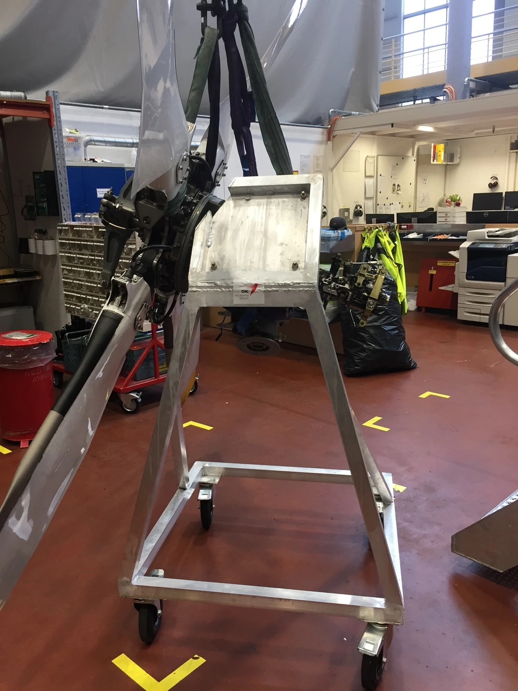 S-92 TAIL ROTOR STAND Aluminium, FTA 