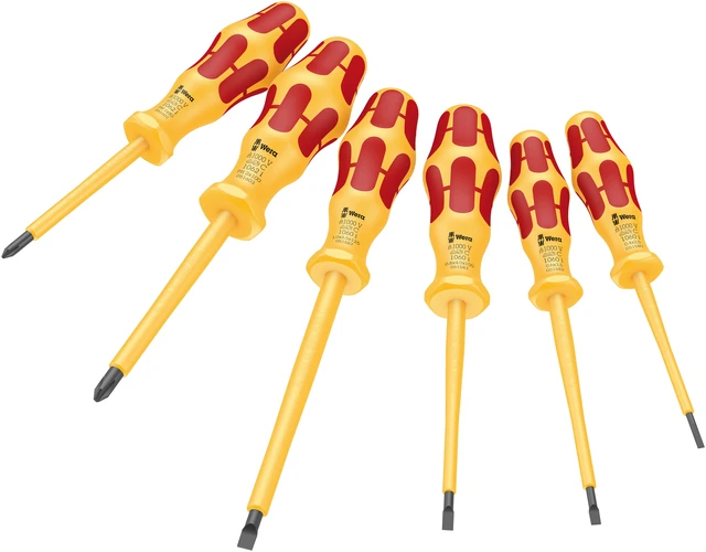 SKRUTREKKERSETT KRAFTFORM VDE 6 DELER 1060 i/1062 i/6 - Wera 