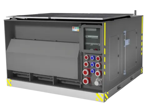 POWER CUBE HYBRID 3000 GREEN ENERGY Generator, UPS &amp; Solarpanels