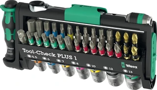 PIPESETT 1/4&quot; TOOL-CHECK PLUS 1 39 deler - Wera