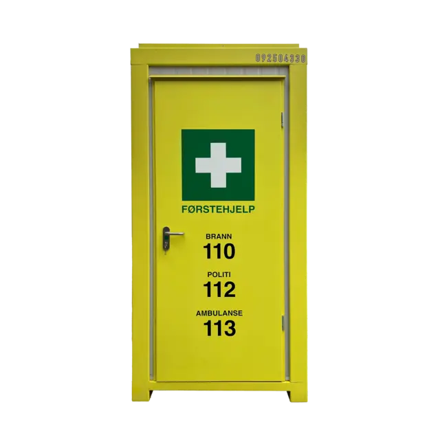 HMS CONTAINER MODUL GUL 5 FOT 1400x1200x2540mm, Fosen Tools 