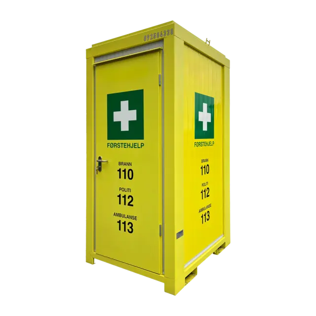 HMS CONTAINER MODUL GUL 5 FOT 1400x1200x2540mm, Fosen Tools 