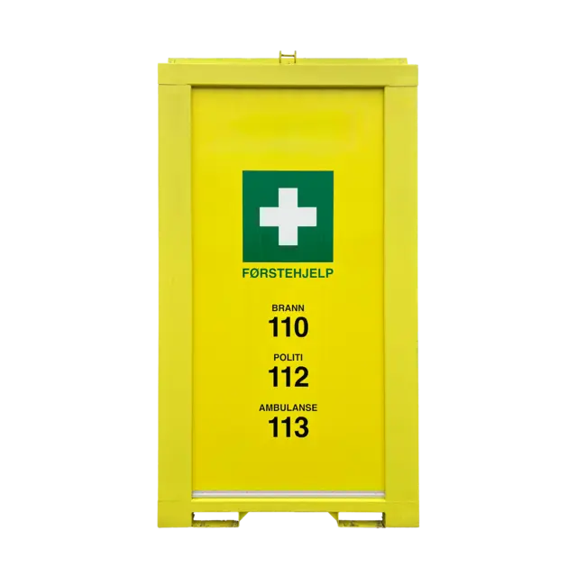 HMS CONTAINER MODUL GUL 5 FOT 1400x1200x2540mm, Fosen Tools 
