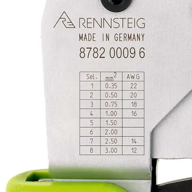 KRYMPETANG FOR DT KONTAKTER 8782 0009 6 Rennsteig 