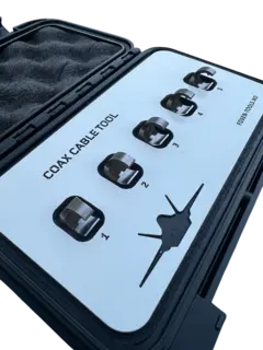 F-35 COAX CABLE TOOL CROWFOOT 5PC SET Hardness AISI 4340, Hardox 450 , FTC