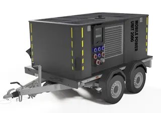 MOBILE POWER UNIT 2000 TRAILER Hybrid Generator, UPS, Green Energy