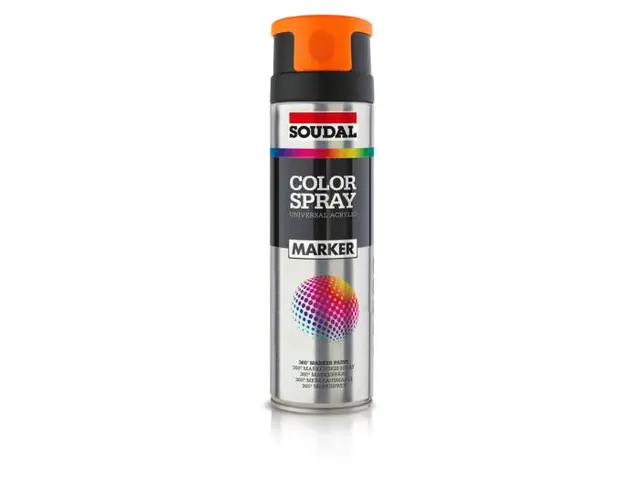 MERKESPRAY 360 FLUO RØD color spray marker paint 
