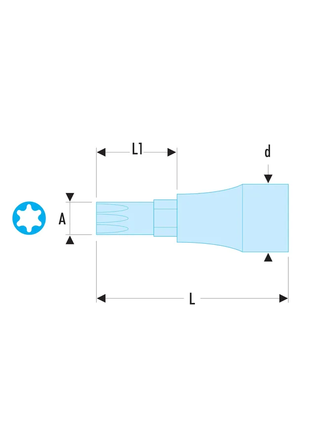 PIPE 1/2" DR. TORX® TX25 SXM Facom 