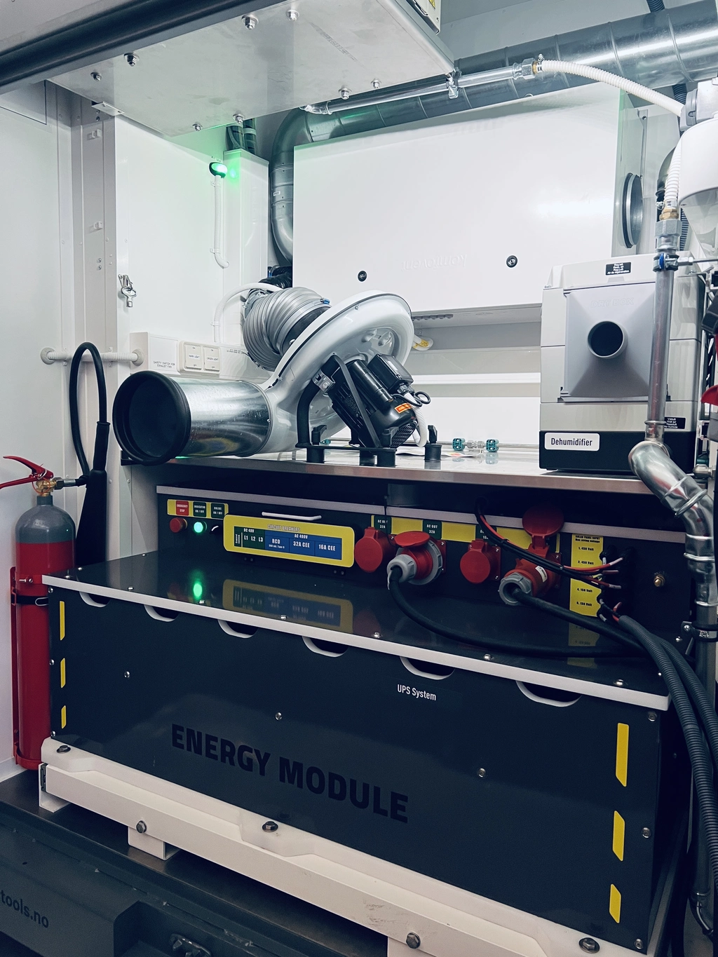 FLEXMODULE 4-1 20F 3-WAYS EXPANDABLE RAL 70121, Deployment 