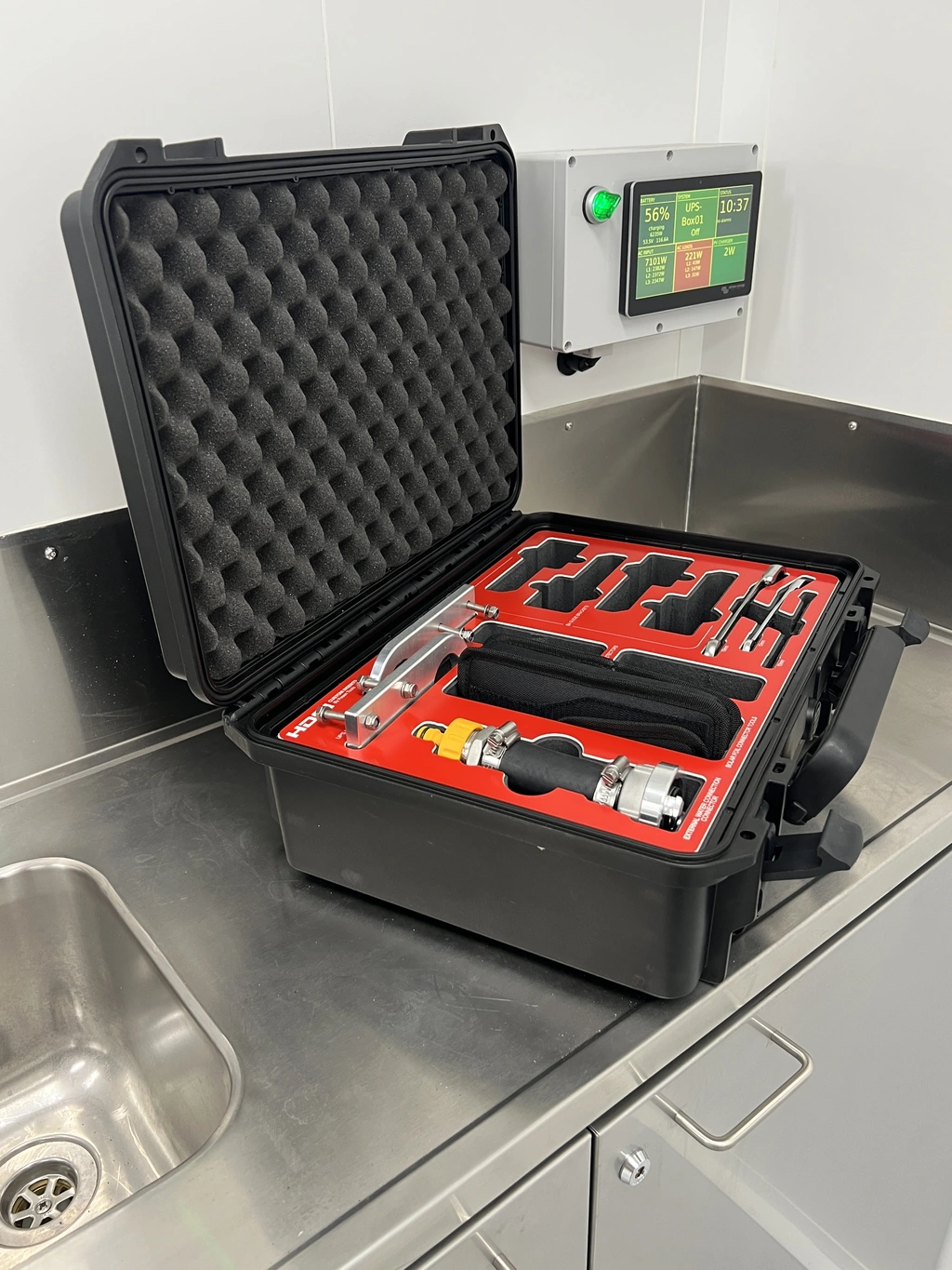 FLEXMODULE 4-1 20F 3-WAYS EXPANDABLE RAL 70121, Deployment 