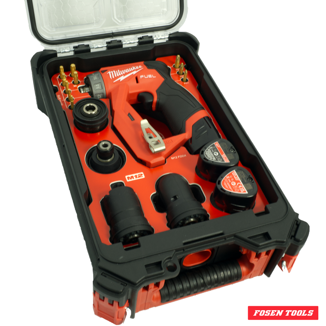 BOR-/SKRUMASKIN M12 FDDXKIT I PACKOUT™ Inkl. HDFI, 10stk 50mm bits, FDDXKIT 