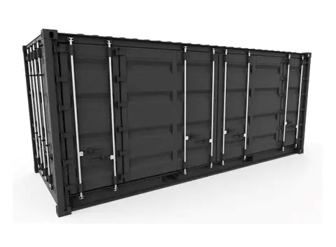 CONTAINER HEAVY LOAD 20´RIGHTSIDE ACCESS Racking+ locker, Low Cube, FTC 