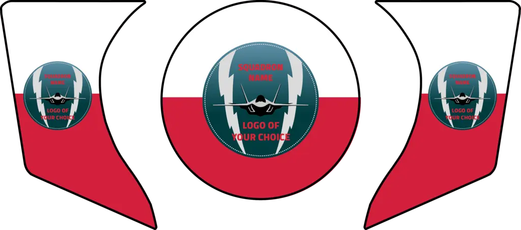 ENGINE AIR INTAKE /EXHAUST PLUG F-35 KIT 3 pcs set, Custom, F-35 Poland, FTC 