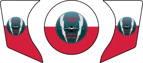 ENGINE AIR INTAKE /EXHAUST PLUG F-35 KIT 3 pcs set, Custom, F-35 Poland, FTC