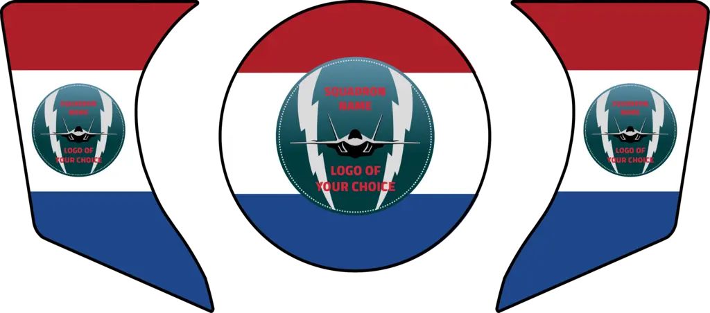 ENGINE AIR INTAKE /EXHAUST PLUG F-35 KIT 3 pcs set, Custom, F-35 Netherland, FTC 