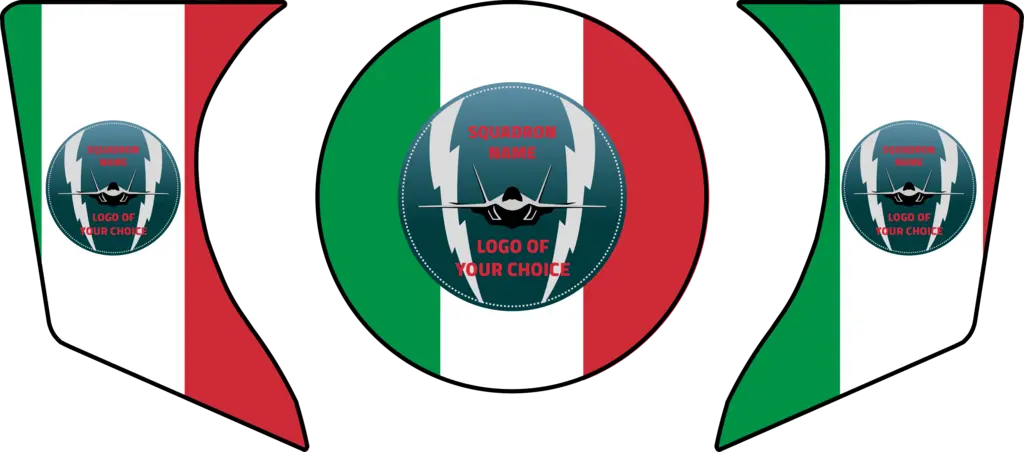 ENGINE AIR INTAKE /EXHAUST PLUG F-35 KIT 3 pcs set, Custom, F-35 Italy, FTC 