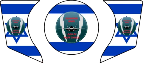 ENGINE AIR INTAKE /EXHAUST PLUG F-35 KIT 3 pcs set, Custom, F-35 Israel, FTC