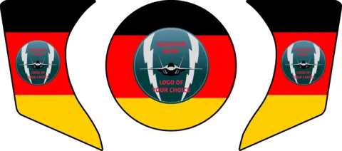 ENGINE AIR INTAKE /EXHAUST PLUG F-35 KIT 3 pcs set, Custom, F-35 Germany, FTC