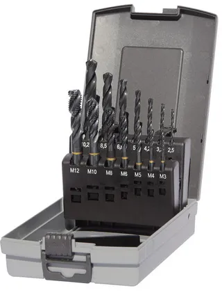 MASKINGJENGETAPP SETT M3-M12 HSS-E MACH Tapper, Gjengebor, DIN 371/376 - G&#252;hring