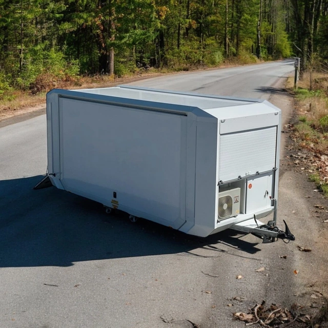MOBILE FLEXMODULE TRAILER EXT. FIRST AID 3 in 1 solution, 3500 kg, 28m2 