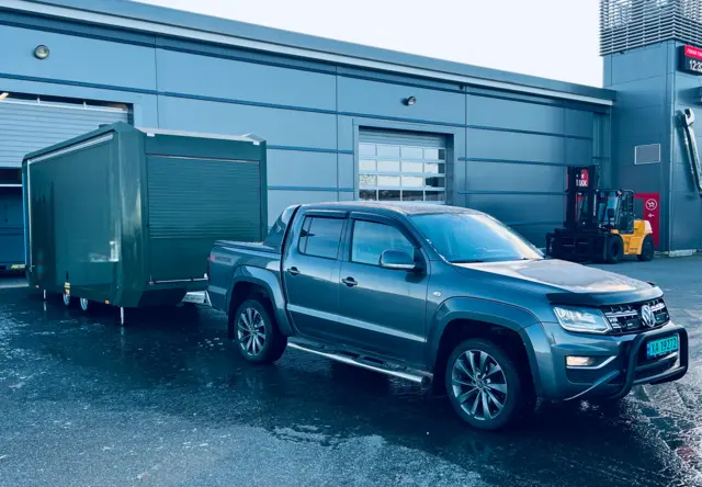 MOBILE FLEXMODULE TRAILER EXT. DEFENCE 3 in 1 solution, 3500 kg, 28m2 
