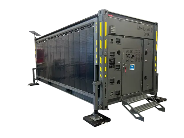FLEXMODULE 4-1 20F 3-WAYS EXPANDABLE RAL 70121, Deployment 