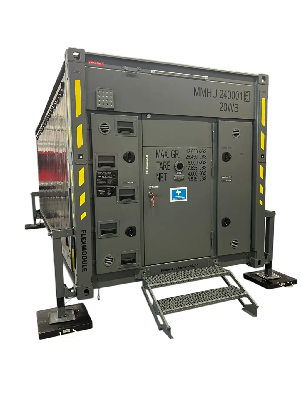 FLEXMODULE 4-1 20F 3-WAYS EXPANDABLE RAL 70121, Deployment 