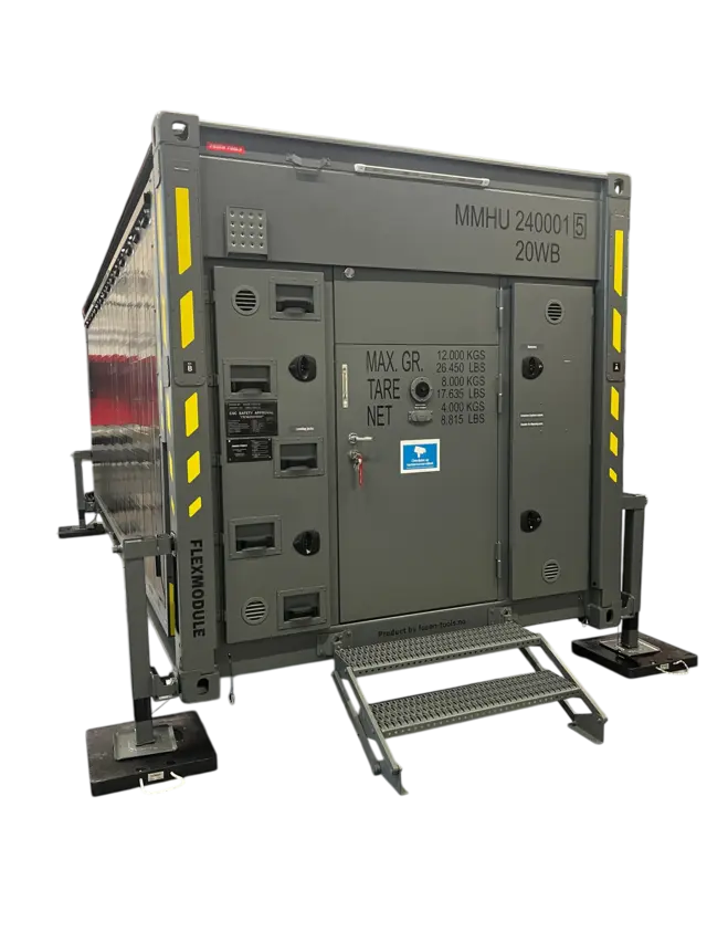 FLEXMODULE 4-1 20F 3-WAYS EXPANDABLE RAL 70121, Deployment 