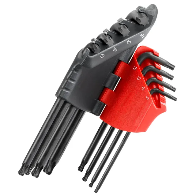 TORX® NØKKKELSETT 8 DELER TX10-TX45 L-nøkler - Facom 