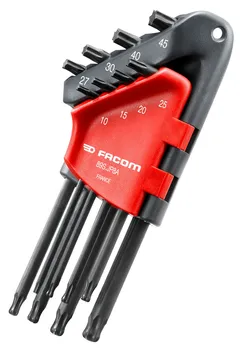 TORX&#174; N&#216;KKKELSETT 8 DELER TX10-TX45 L-n&#248;kler - Facom