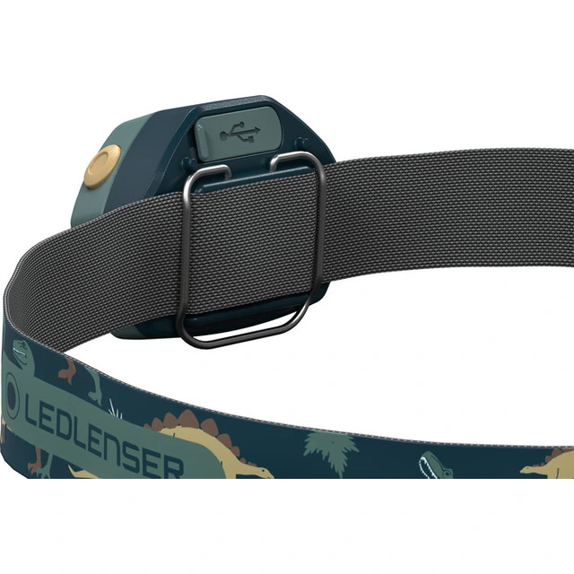 HODELYKT KIDLED 4R 40LM GREEN ES Barnelykt- oppladbar Ledlenser 