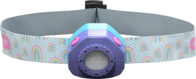 HODELYKT KIDLED 4R 40LM PURPLE ES Barnelykt-Oppladbar  Ledlenser 