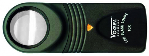 FORSTØRRELSESGLASS LED 10X Ø30MM Vogel Germany 