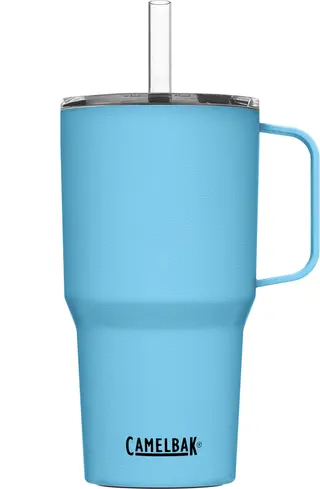 TERMOKOPP STRAW MUG 0,71L NORDIC BLUE med mulighet for gravering- Camelbak