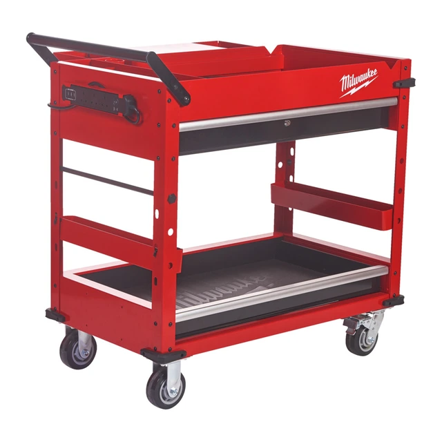 VERKTØYVOGN 2 SKUFFER TOOLGUARD™ Stål 102cm - Milwaukee 