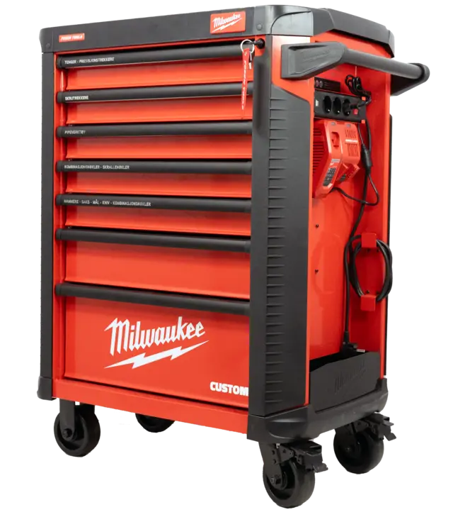 VERKTØYVOGN 170 DELER :SPESIAL EDITION:: 30" / 78 CM ToolGuard™ Milwaukee Custom 