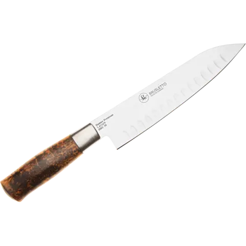 KNIV CHEF 19CM M/ LUFTLOMME Med mulighet for gravering- Brusletto