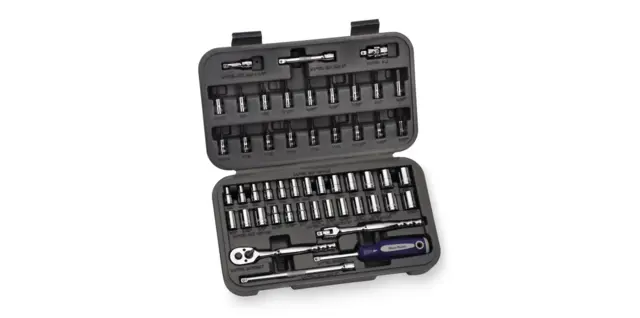 PIPESETT 1/4" DR. TOMMER/METRISK BLPGSS1451A - 51 Deler - Snapon 