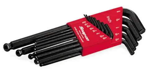 L-N&#216;KKELSETT 0.05-3/8&quot; SEKSKANT BHS13A - 13 Deler - Snapon