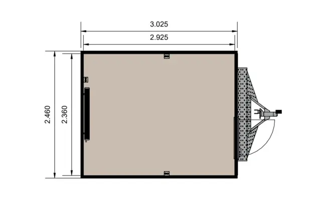 LAGER TILHENGER 301 VOGN BOGGIE CUSTOM Tilhenger, L4557xB2470xH3050mm 