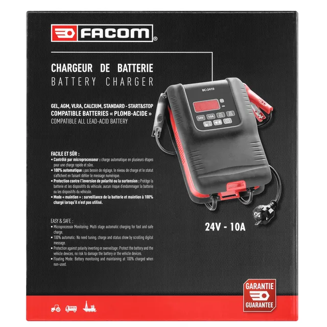 LADER BATTERI 24V 10A Facom 
