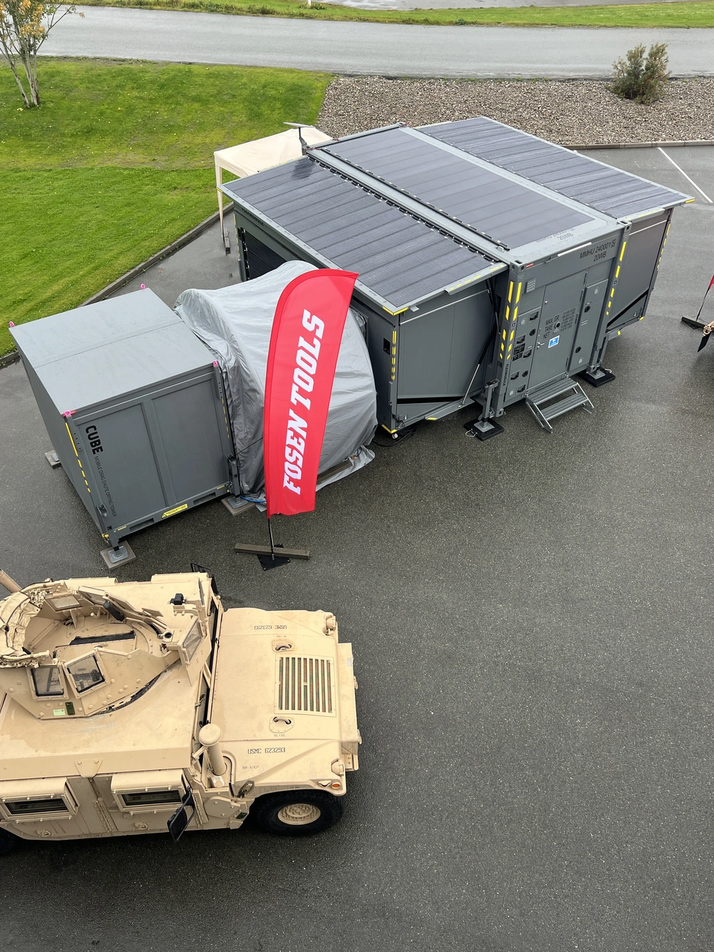 FLEXMODULE 4-1 20F 3-WAYS EXPANDABLE RAL 70121, Deployment 