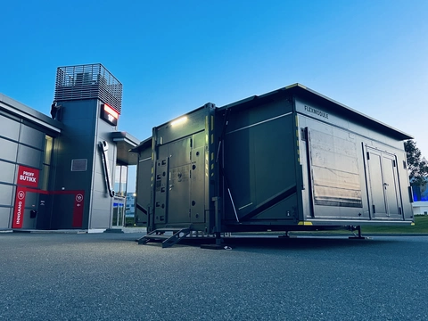 FLEXMODULE 4-1 20F 3-WAYS EXPANDABLE RAL 70121, Deployment