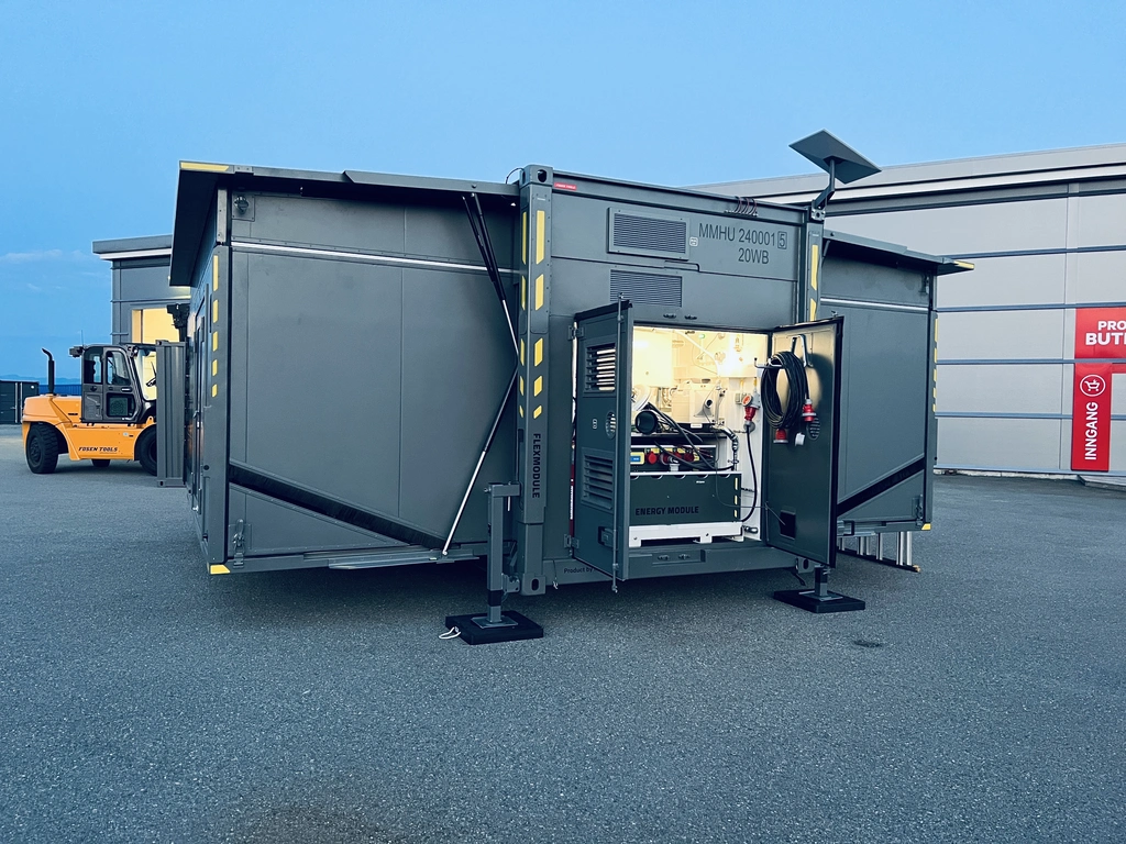 FLEXMODULE 4-1 20F 3-WAYS EXPANDABLE RAL 70121, Deployment 