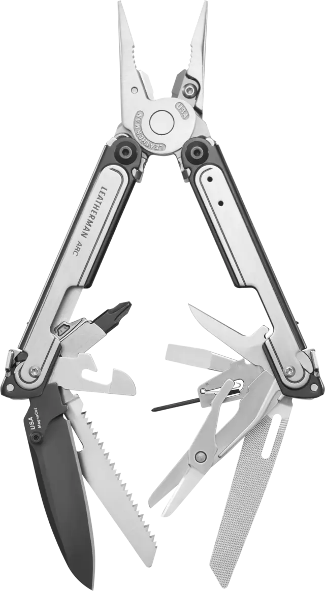 MULTIVERKTØY ARC RUSTFRI/SORT m/taske og bitssett - Leatherman 