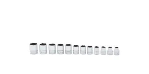 PIPESETT 3/8" DR. 8-19MM SEKSKANT 212FSMY - 12 Deler - Snapon