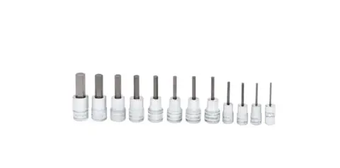 PIPESETT INNV. 6KANT 1/4, 3/8" DR TOMMER 212EFTAY - 12 Deler - Snapon