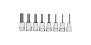 PIPESETT INNV. SEKSKANT 3/8&quot; DR. TOMMER 208EFAY - 8 Deler - Snapon