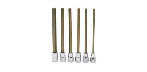 PIPESETT INNV 6KANT 3/8" DR LANG METRISK 206EFAML - 6 Deler - Snapon